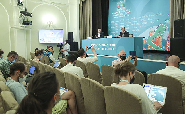 В Городском пресс-центре подвели итоги ЕВРО 2020 в Санкт-Петербурге